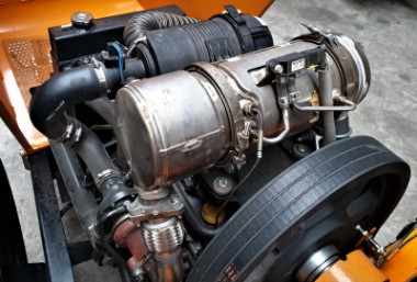 Dieselmotor Först versnipperaar hakselaar elektrisch accu