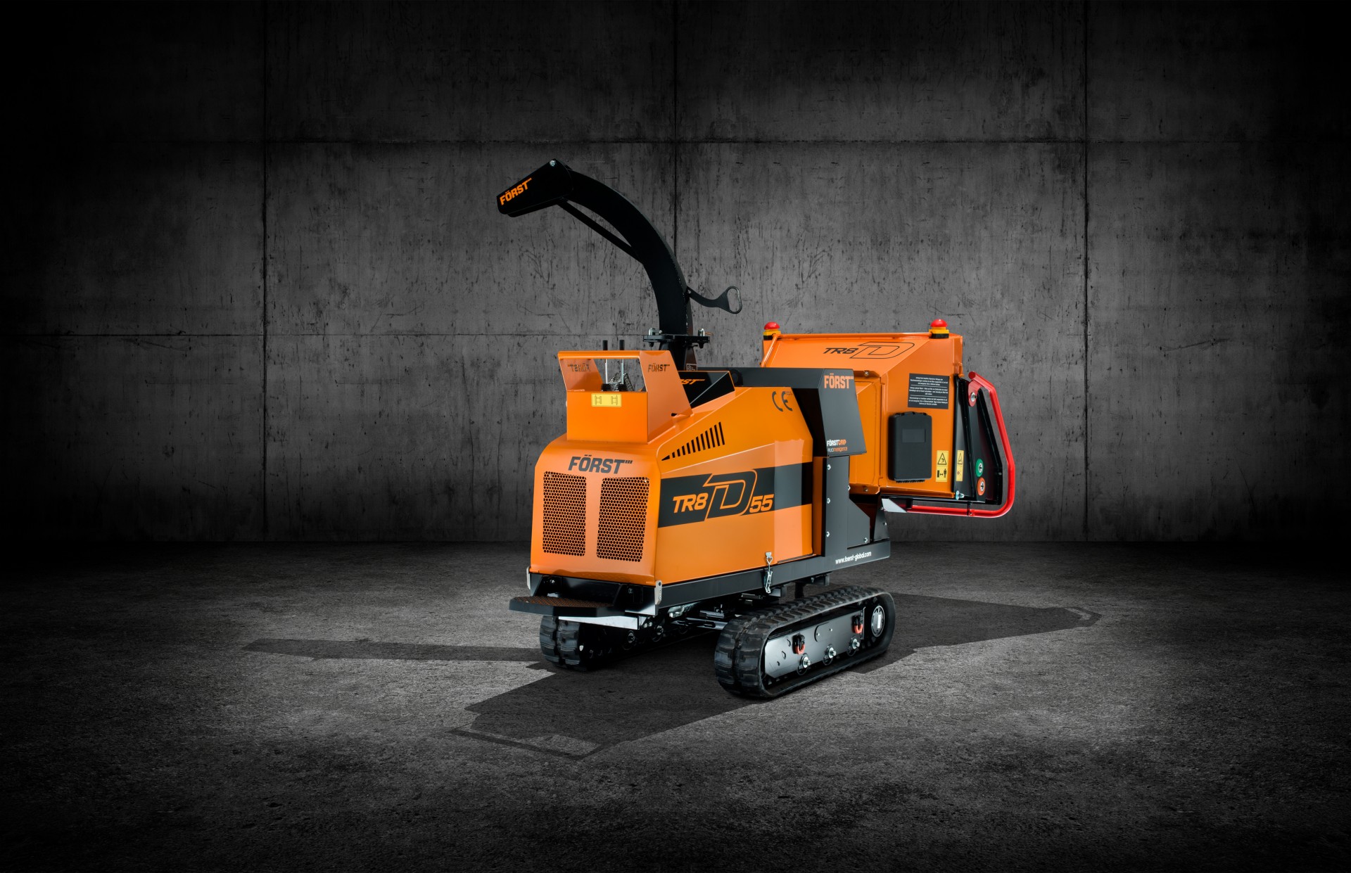 Forst TR8D 55 pk hout versnipperaar hakselaar