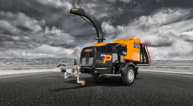 Först ST6P aanhangwagen hakselaar benzine